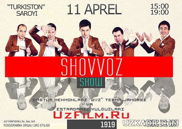QVZ 2014 Shovvozlar konsert dasturi (qvz 2014) Узбек комедия